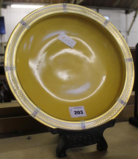 Worcester bowl and stand(-)